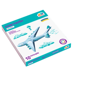 Пластилін "ГАММА'UA"Мозаїка" 10 кол. 120 г