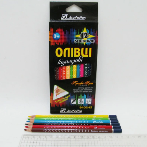 Олівці кольорові "JO" 12 кол. "Профі-Арт"