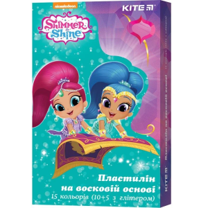 Пластилін восковий "Kite" 15кол. 225гр