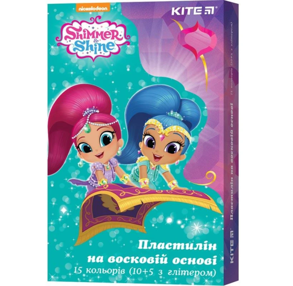 Пластилін восковий "Kite" 15кол. 225гр