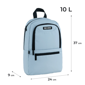 Рюкзак "GoPack" блакитний . Зовнішні розміри: 37x24x9