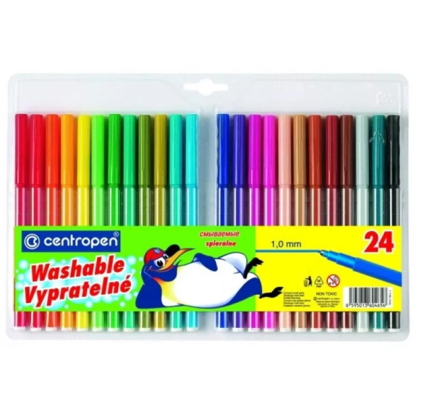 Фломастери "Centropen" 24 кол.