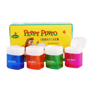 Точилка "Peppy Pinto" з контейнером пл. одинарн