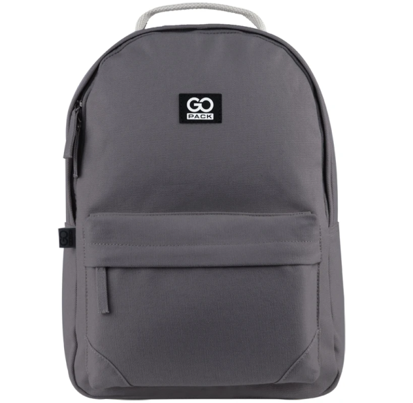 Рюкзак "GoPack" сірий. Зовнішні розміри: 40x27,5x11