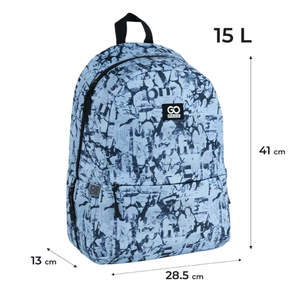 Рюкзак "GoPack". Зовнішні розміри: 41x28,5x13 - Зображення 4