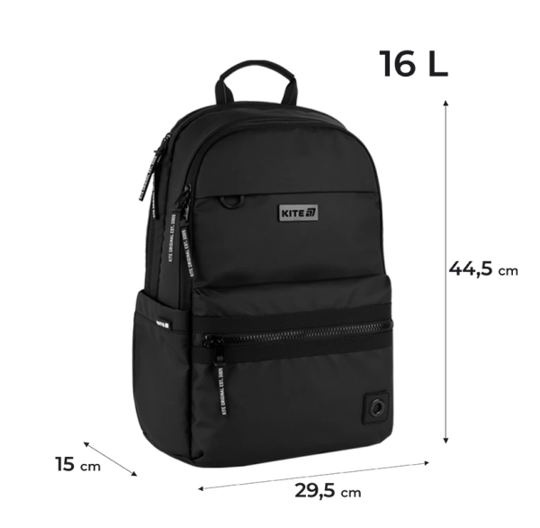 Рюкзак "Kite". Зовнішні розміри: 44,5x29,5x14,5. Кількість відділень: 2 - Зображення 6