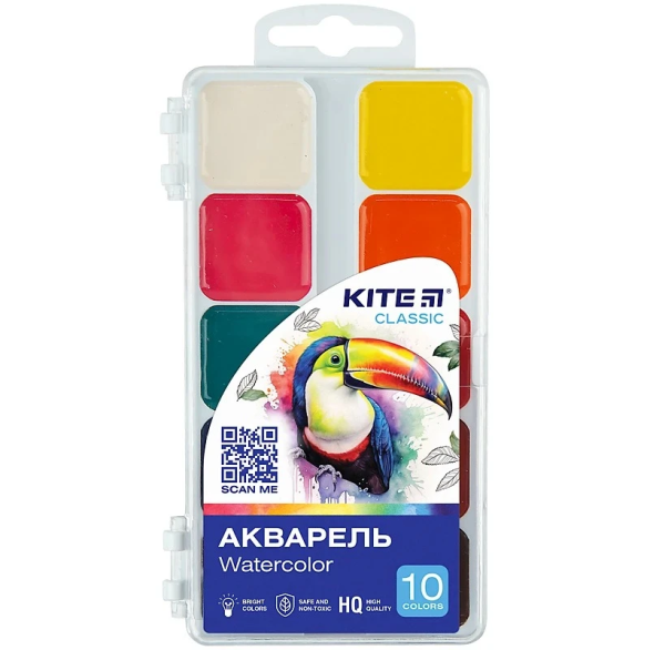 Акварель "Kite" 10 кол.