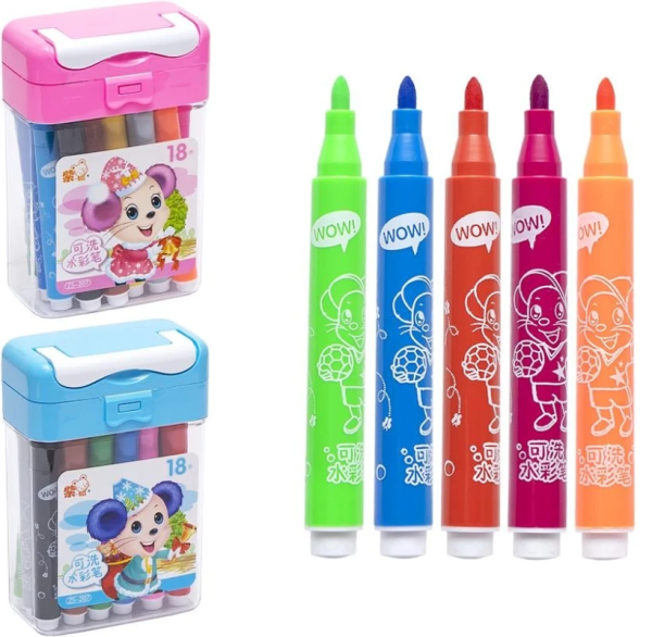 Фломастери "JO" "Mouse" 18кол.