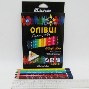 Олівці кольорові "JO" 18 кол. "Профі-Арт"