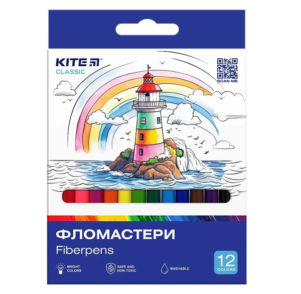 Фломастери "Kite" 12 кол.
