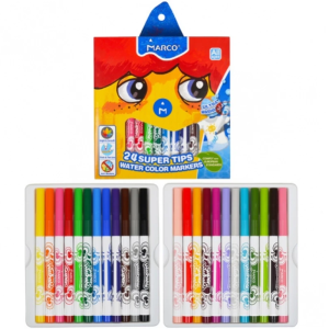 Фломастери "Marco Super Washable" 24 кол.
