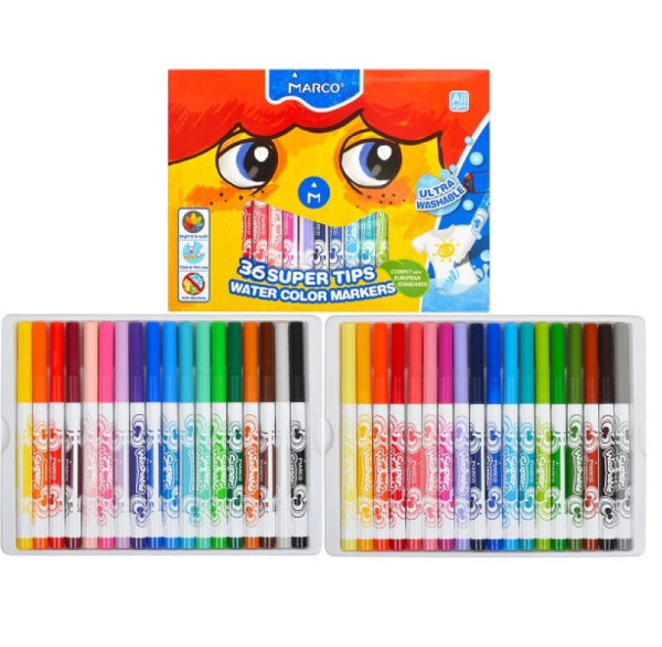 Фломастери "Marco Super Washable" 36 кол.