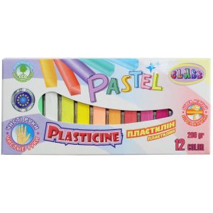Пластилін "CLASS" "Чисті руки" 12кол. 200г.
