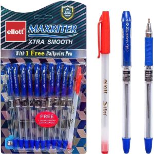 АКЦІЯ! Ручка масляна MAXRITER CL727+1 "Ellott" синя